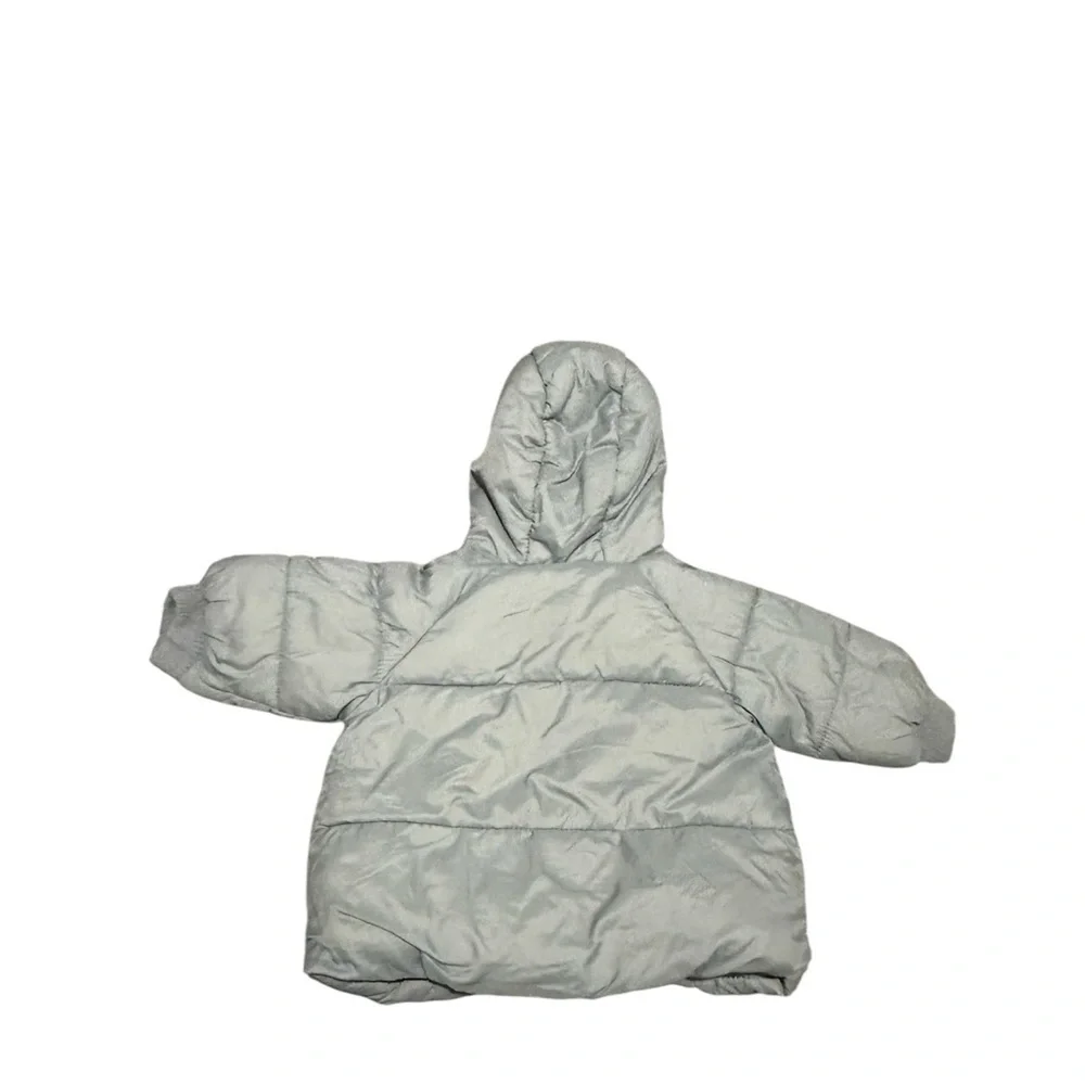 Zara Silver Puffer Jacket